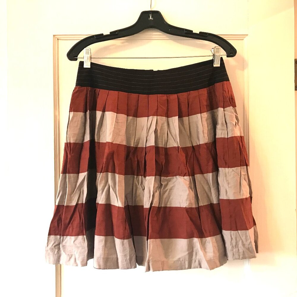 Anthropologie | Corey Lynn Calter Striped Pleated Skirt 4